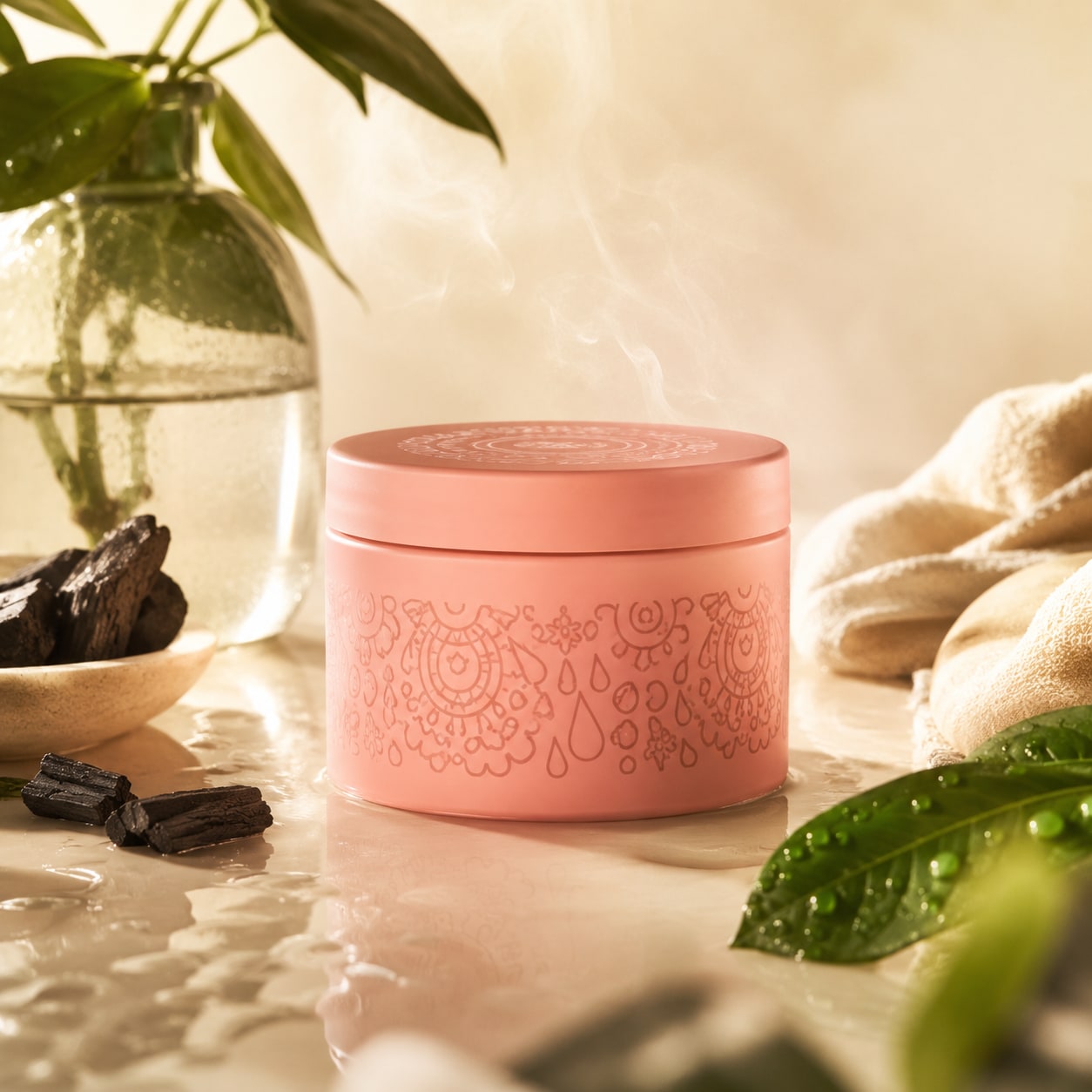 Amika Reset Pink Charcoal Scalp Mask by Amika