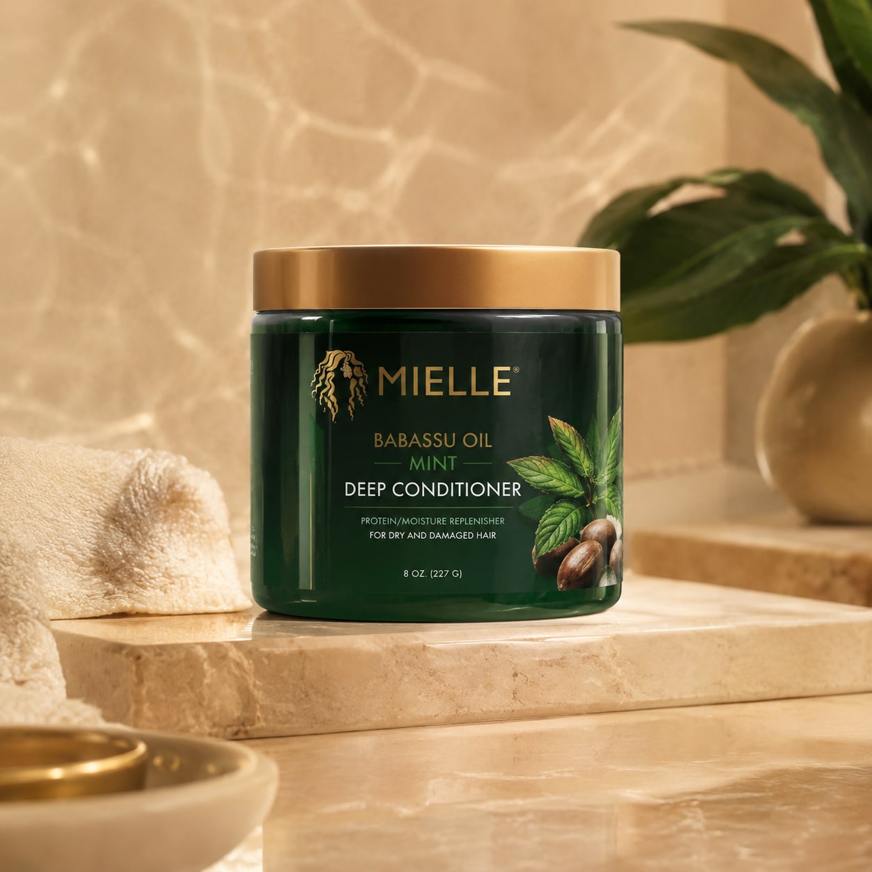 Mielle Babassu Oil Mint Deep Conditioner by Mielle